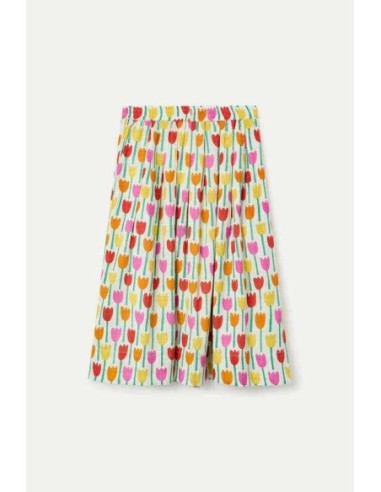 Falda midi con estampado Tulipa Compañia Fantástica