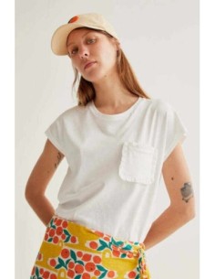 Camiseta básica 100% algodón blanco Compañia Fantástica