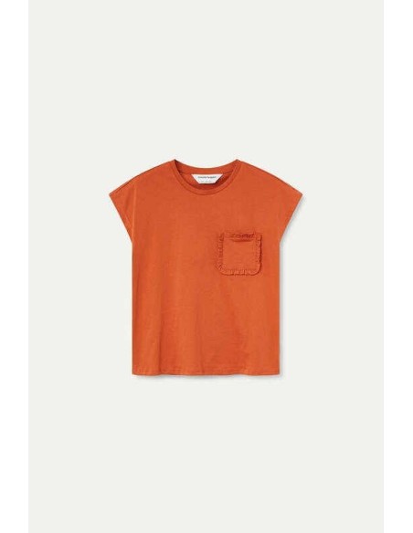 Camiseta básica 100% algodón marrón Compañia Fantástica