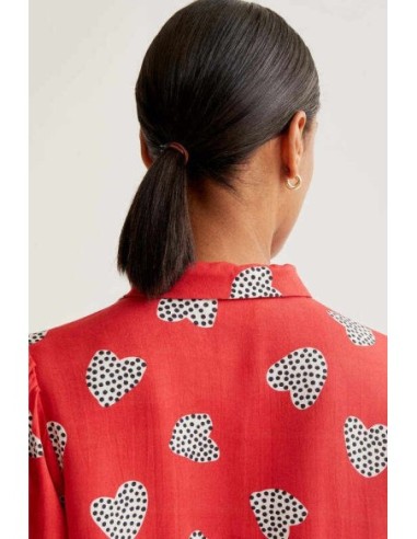 Camisa con estampado Harmony Red Compañia Fantástica
