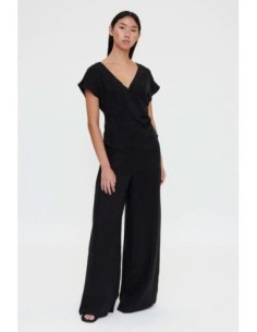 Pantalón fluido negro Wild Pony