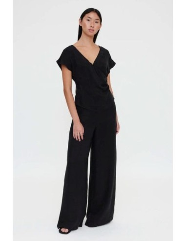 Pantalón fluido negro Wild Pony