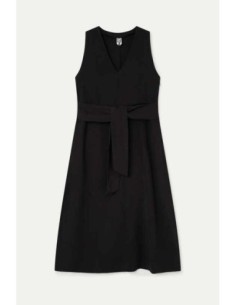 Vestido midi fluido negro Wild Pony 2