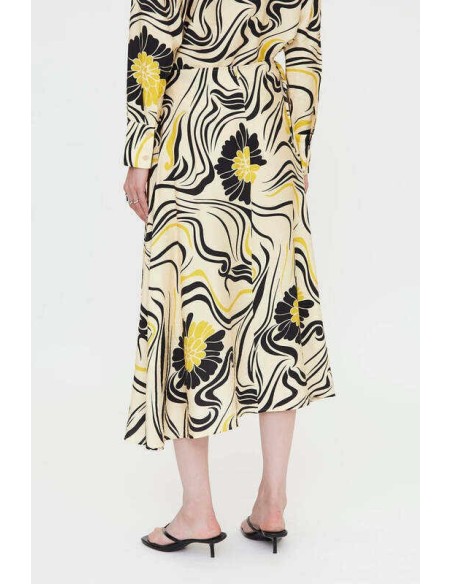 Falda midi con estampado Praga Wild Pony