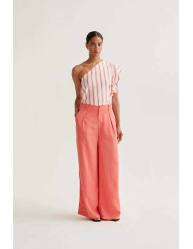 Pantalón wide leg coral Wild Pony