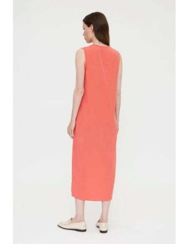 Vestido largo fluido coral Wild Pony