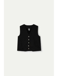 Chaleco escote pico negro Wild Pony 2