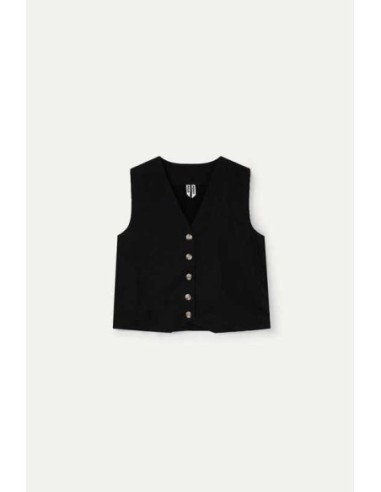 Chaleco escote pico negro Wild Pony