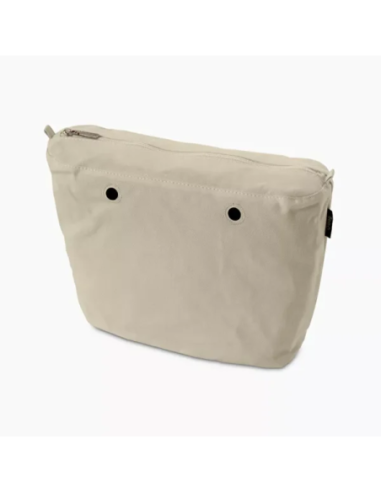 Bolsa Interna O bag Mini Tejido Canvas Natural