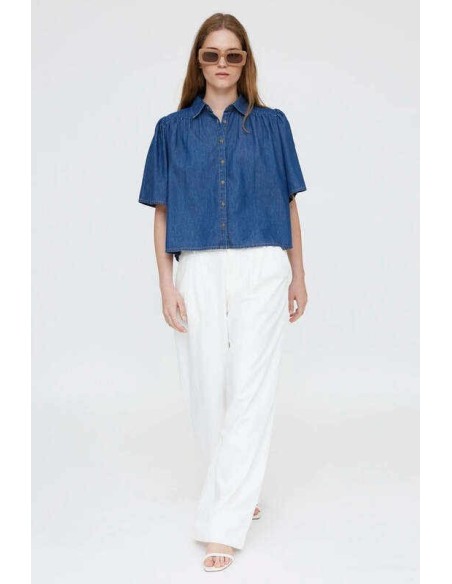 Camisa 100% algodón chambray Wild Pony
