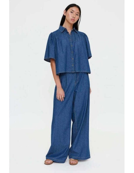 Pantalón 100% algodón chambray Wild Pony