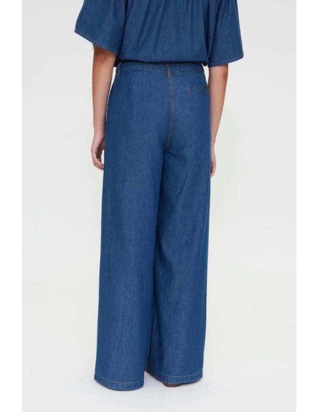Pantalón 100% algodón chambray Wild Pony