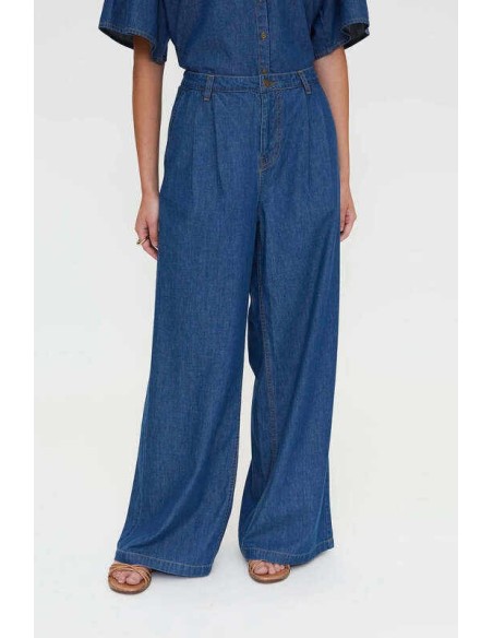 Pantalón 100% algodón chambray Wild Pony