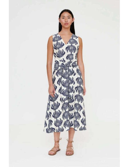 Vestido midi con estampado Palms Spring Wild Pony