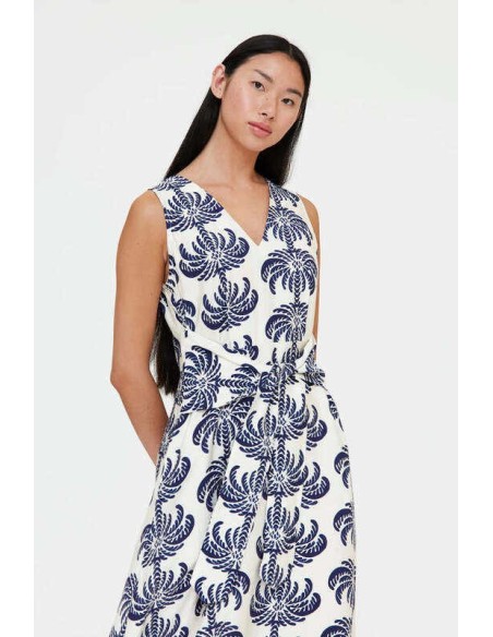 Vestido midi con estampado Palms Spring Wild Pony