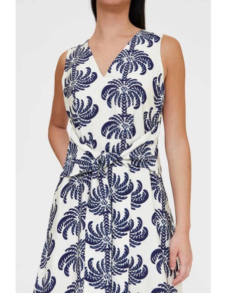 Vestido midi con estampado Palms Spring Wild Pony