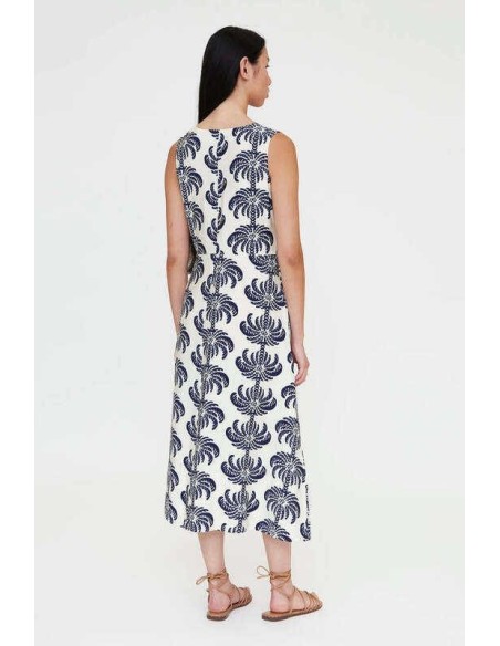 Vestido midi con estampado Palms Spring Wild Pony
