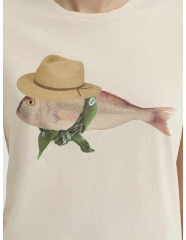 Camiseta de algodón Bandana Fish Nice Things