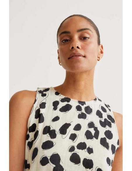 Vestido midi con estampado Dalmatian Compañia Fantástica