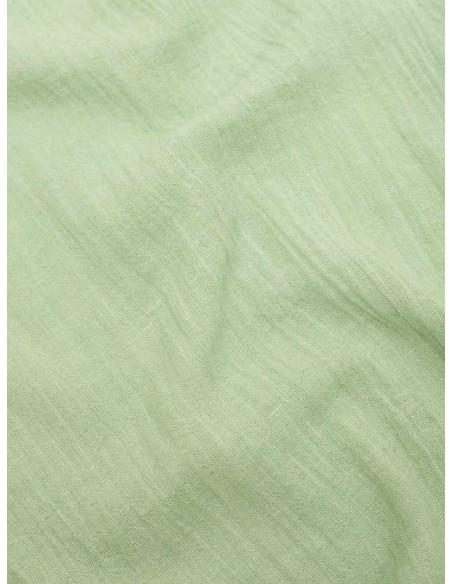 Fular liso de algodón y lino Menta Nice Things