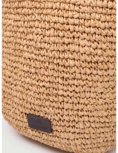 Bandolera de rafia fantasía Beige Nice Things