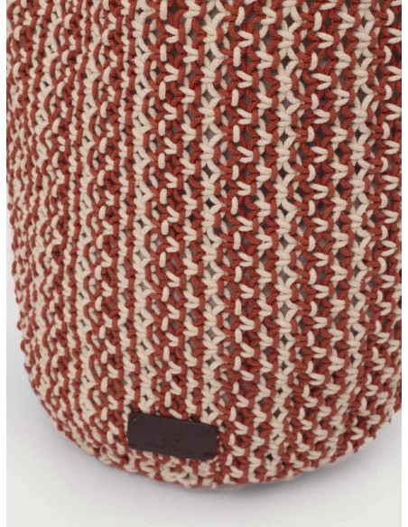 Bolso de macramé bicolor Terracota Nice Things