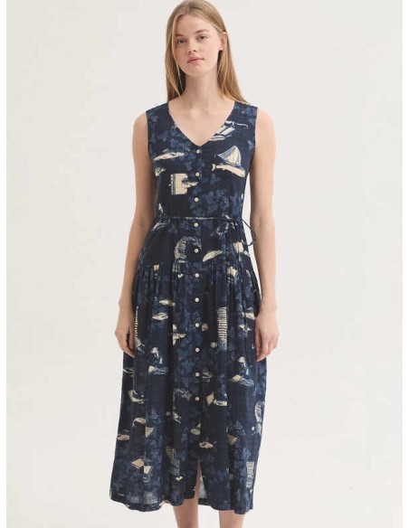 Vestido Midsummer Books Marino Nice Things