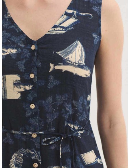 Vestido Midsummer Books Marino Nice Things
