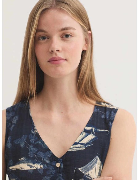 Vestido Midsummer Books Marino Nice Things
