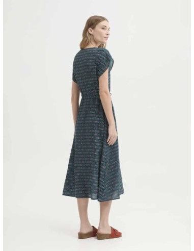 Vestido midi Hellenic Waves Azul Nice Things