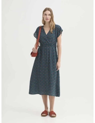 Vestido midi Hellenic Waves Azul Nice Things