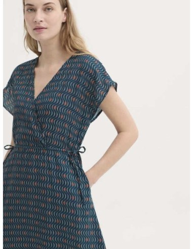 Vestido midi Hellenic Waves Azul Nice Things