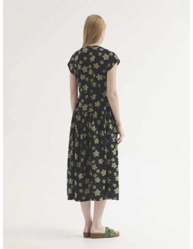 Vestido fluido Star Flowers Azul Nice Things