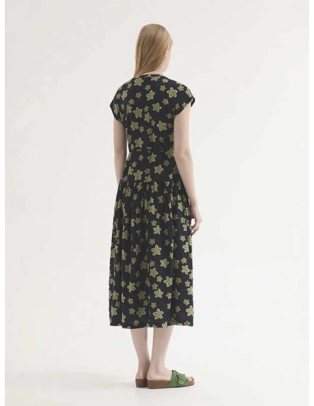 Vestido fluido Star Flowers Azul Nice Things