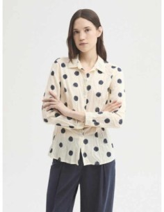 Camisa básica #99 Brush Dot Crudo Nice Things