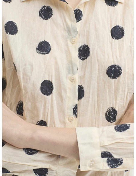 Camisa básica #99 Brush Dot Crudo Nice Things