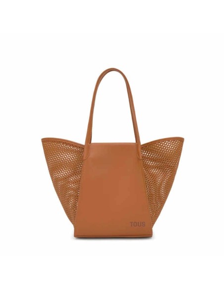 Capazo mediano camel TOUS Tulip Cutout
