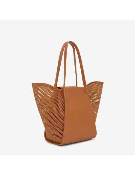 Capazo mediano camel TOUS Tulip Cutout