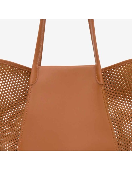 Capazo mediano camel TOUS Tulip Cutout
