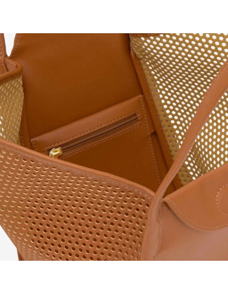 Capazo mediano camel TOUS Tulip Cutout