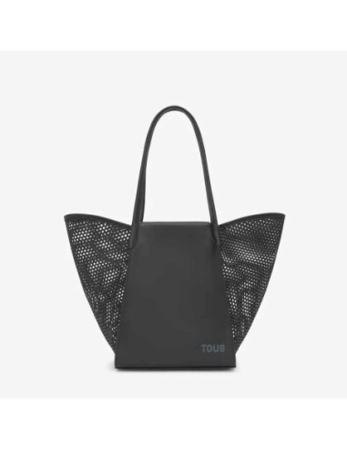 Capazo mediano negro TOUS Tulip Cutout