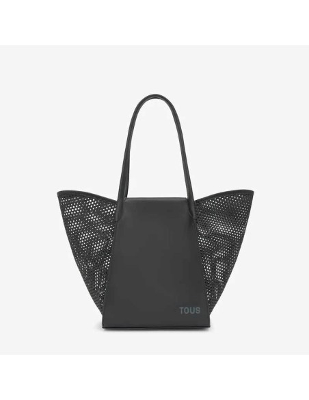 Capazo mediano negro TOUS Tulip Cutout