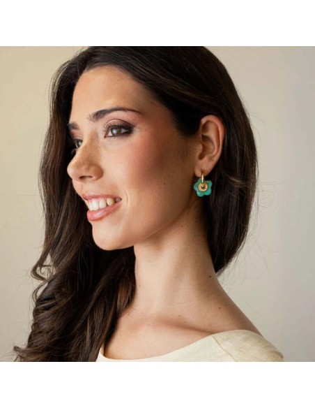 Pendientes Marbles Kavya Anartxy Turquesa