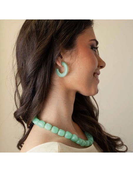 Pendientes Thalia Opal Anartxy Verde