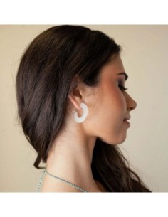 Pendientes Thalia Opal Anarty Blanco 2