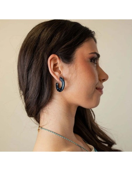 Pendientes Thalia Opal Anarty Negro