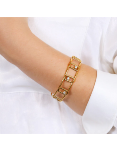 Pulsera Infinity Soul Anartxy dorada 2