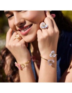 Pulsera Bloom Fiora Anartxy morada 2