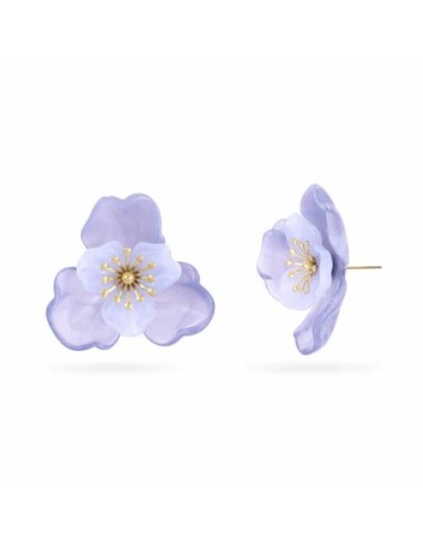 Pendientes Bloom Fiora Morado Anartxy