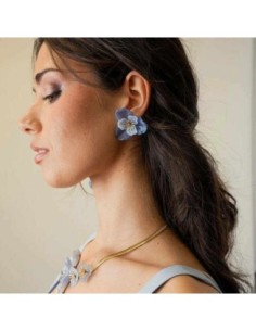 Pendientes Bloom Fiora Morado Anartxy 2